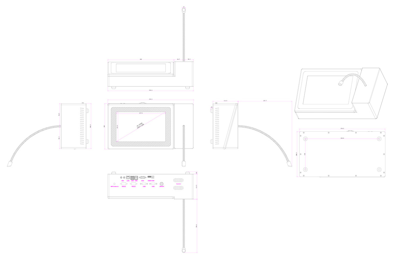 10.1 inch Panel PC SATA101M Capacitive Touch from SATA IPC