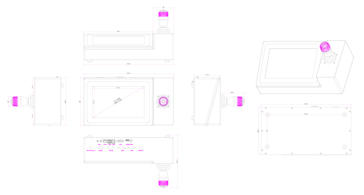 10.1 inch Panel PC SATA101J Capacitive Touch from SATA IPC