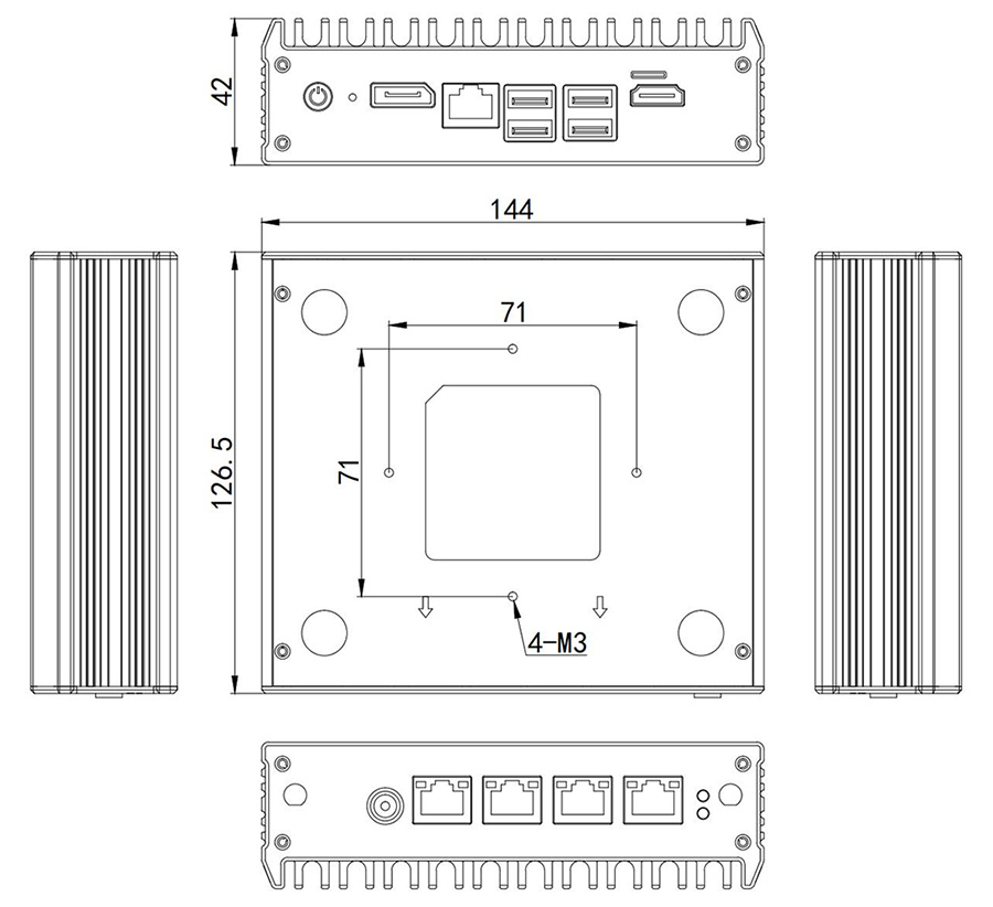 Industrial Mini PC SATA1041