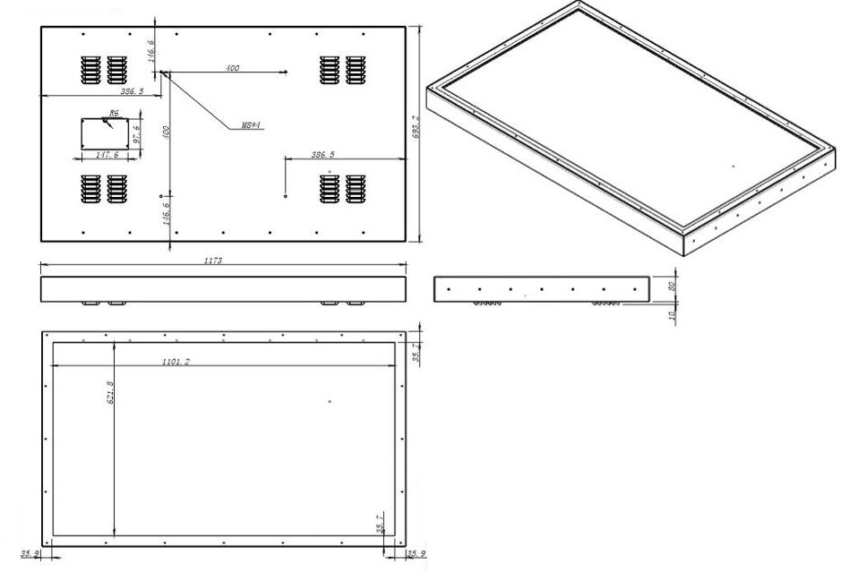 50 inch Outdoor IP65 Waterproof Monitor from SATA IPC