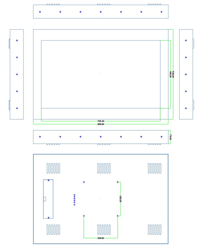 32 inch 1500nits sun readable touch monitor with wide view angle