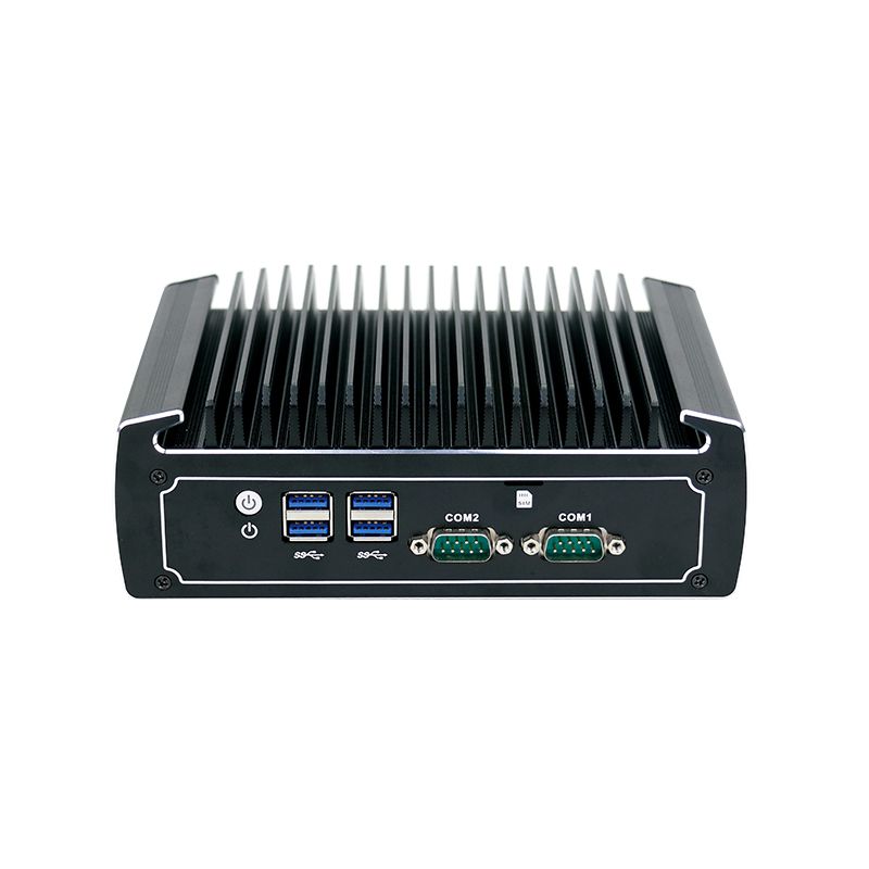 High performance Quad Core 8th gen industrial mini PC support external SIM Card for AGV Mobile robot