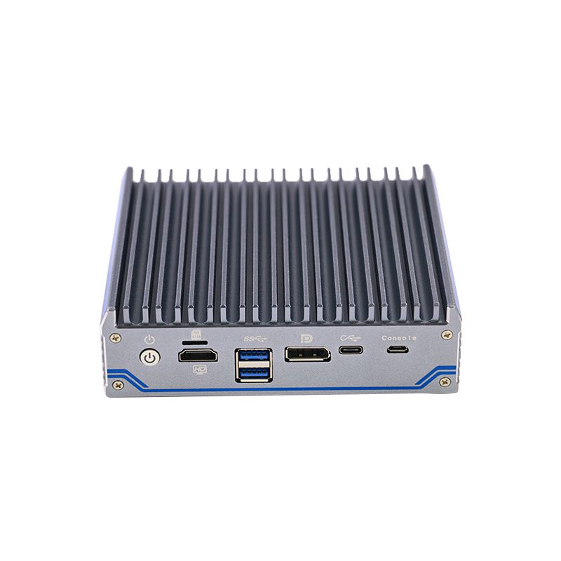 10th Celeron J4125 similar i5-6200U processor industrial mini box support sim card external 4 LAN