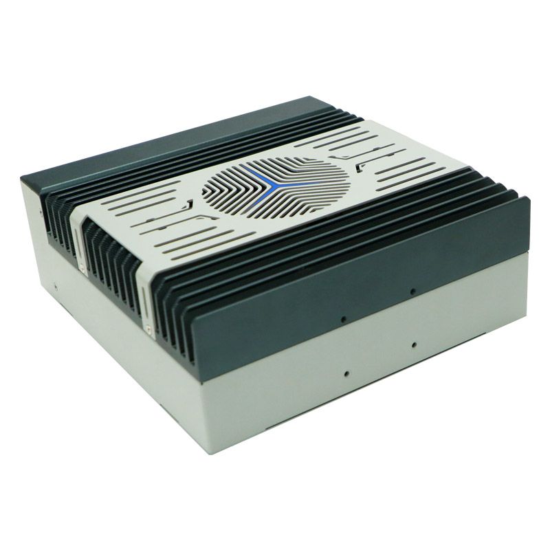 External smart temperature fan industrial mini box pc with 3*2.5G LAN for visual inspection AI medical