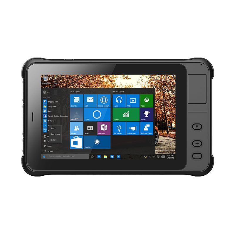 7 inch Windows 1000cd/m2 5 points Capacitive  IP65 waterproof rugged terminal