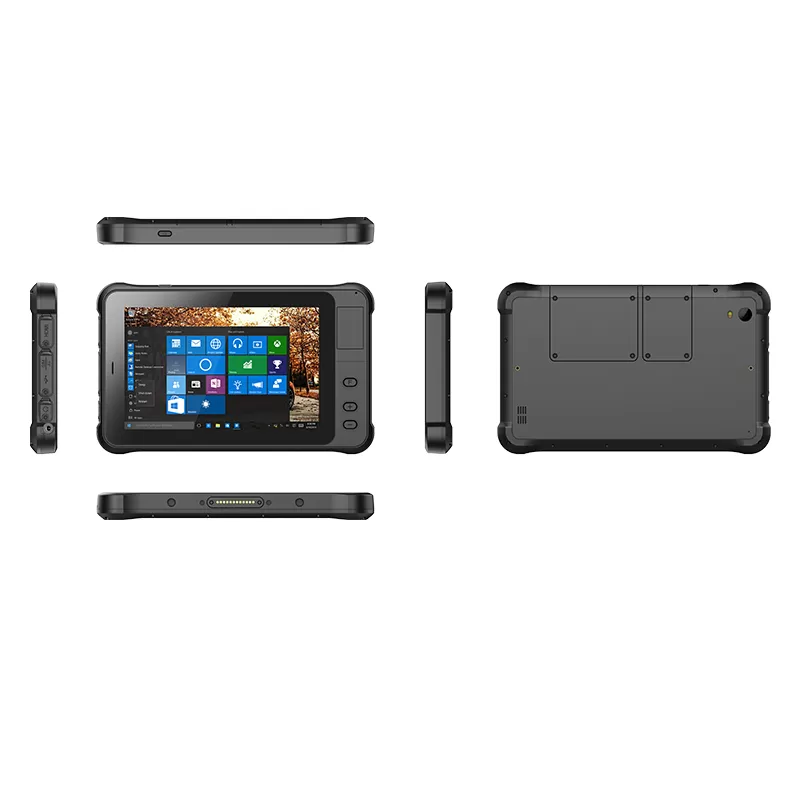 7 inch Windows 1000cd/m2 5 points Capacitive  IP65 waterproof rugged terminal