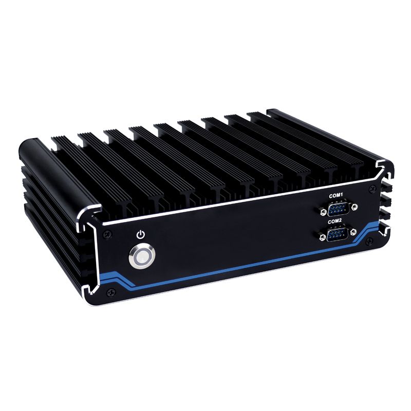 6th generation i5 visual classic industrial box PC with 5 LAN(4*POE)+32 GPIO(16 in 16 out)