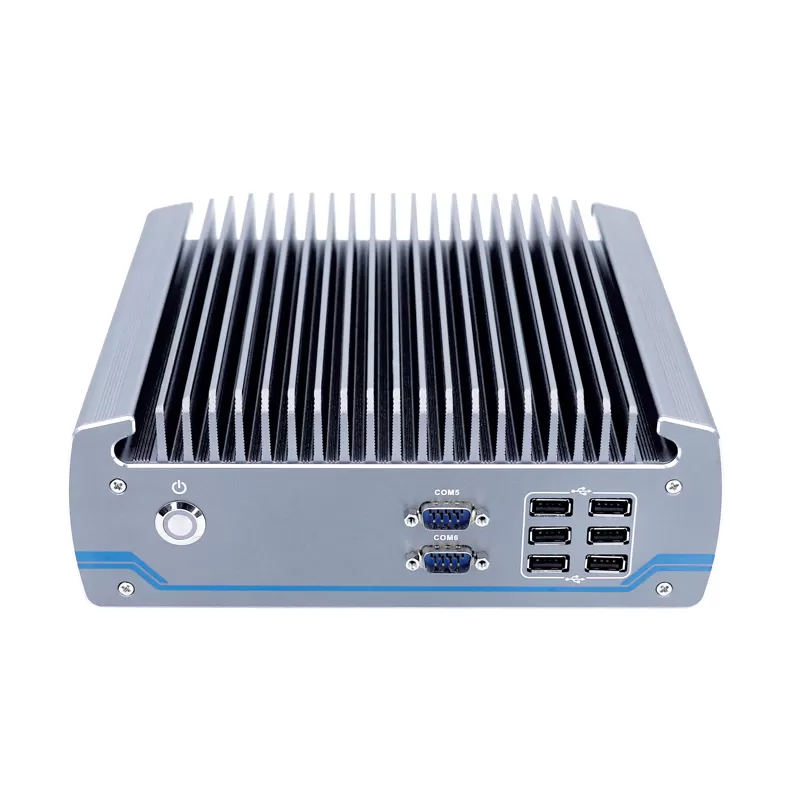 8*USB Independent CPU H310 Chipset Group Fanless industrial small mini computer with 6COM GPIO