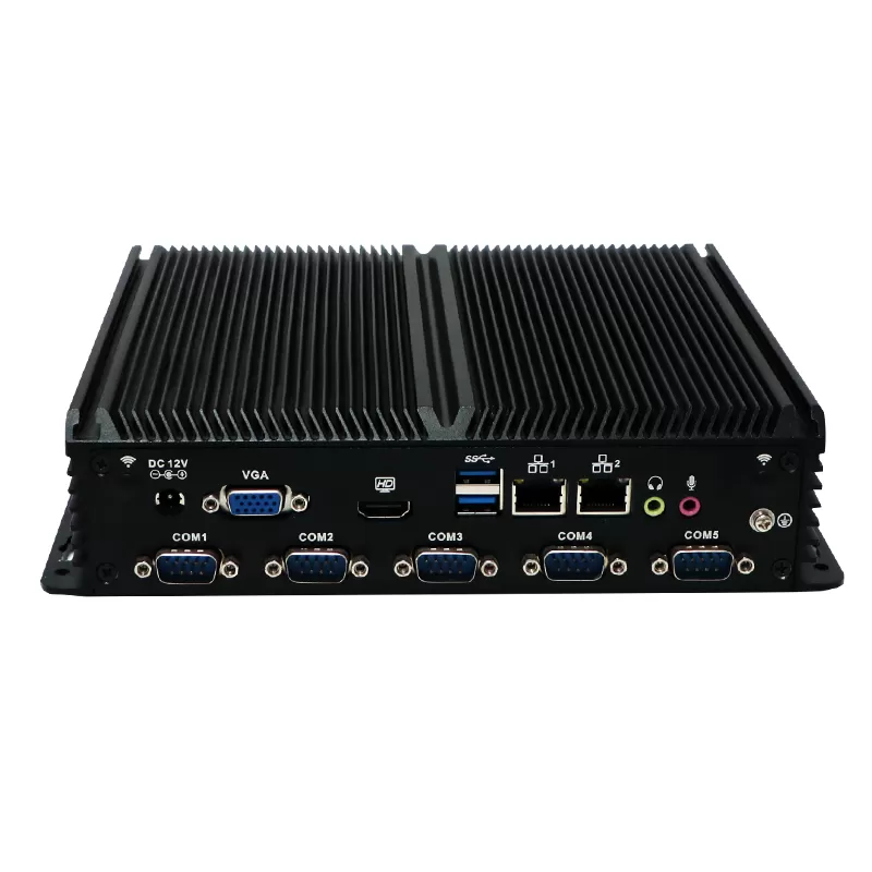 Classical 6 COM model J4125 processor high cost-effective industrial embedded computer 