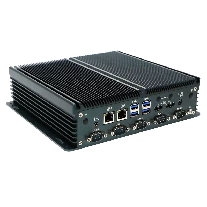 New Product Intel N100 industrial embedded computer with 6 USB 6 COM 2 HDMI 2 LAN