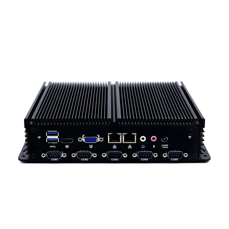 i5-4300U Aluminium alloy industrial embedded computer with 6*COM Win7 support