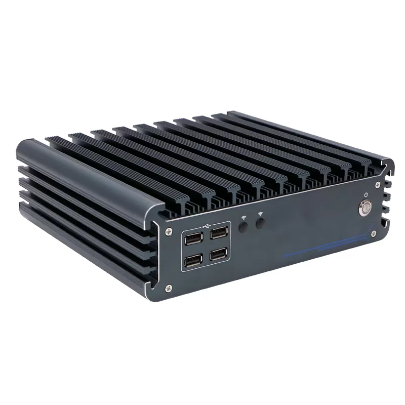 4*HDMI+3*2.5G LAN i5/i7 12th industrial mini computer 8 USB embedded PC for visual inspection