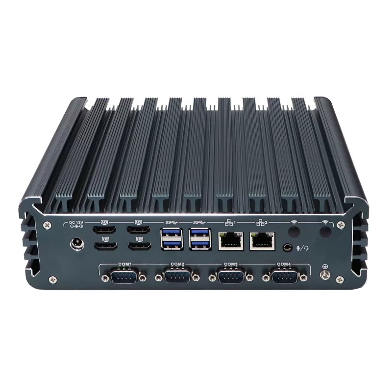 4*HDMI+3*2.5G LAN i5/i7 12th industrial mini computer 8 USB embedded PC for visual inspection