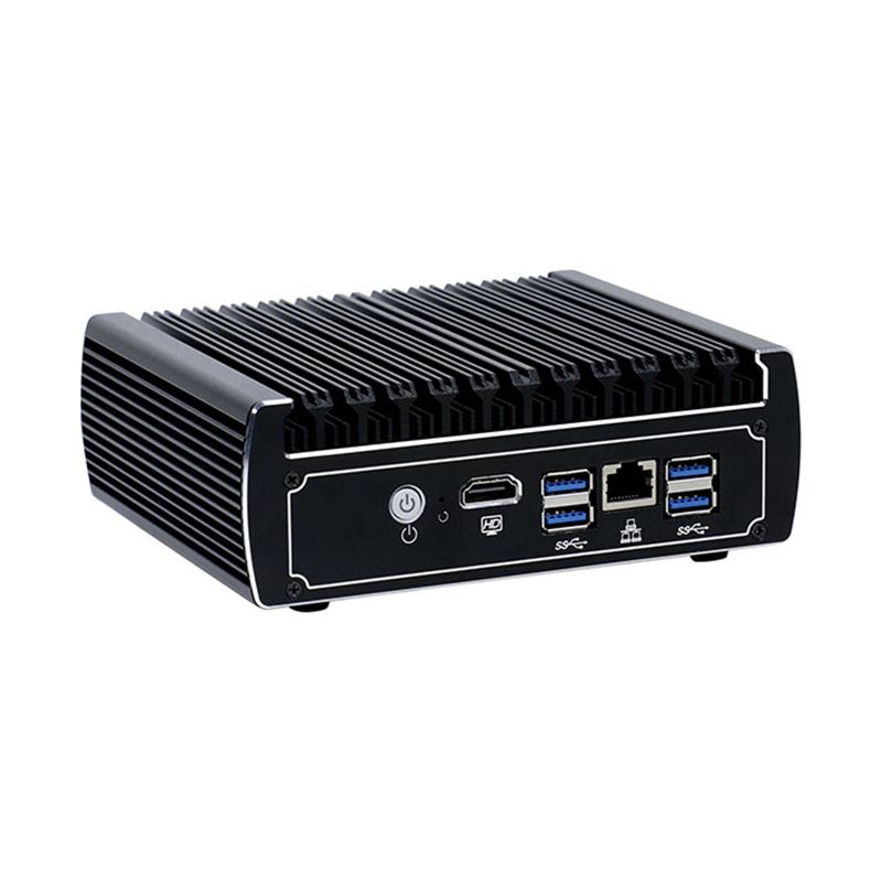 CONSOLE Support 6*intel 82583V LAN industrial box PC with 4*USB3.0