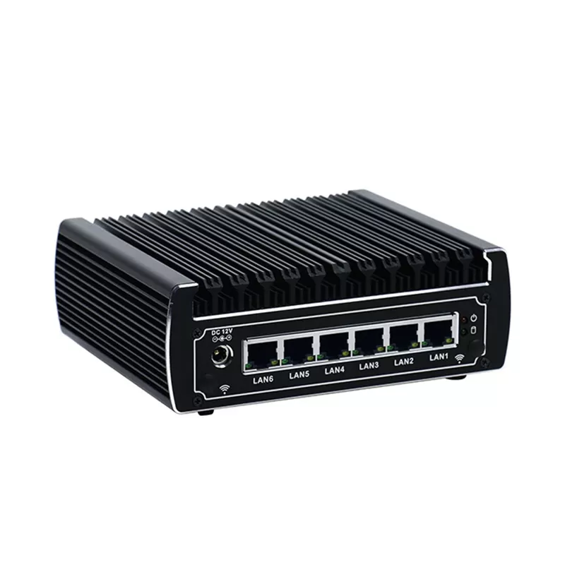 CONSOLE Support 6*intel 82583V LAN industrial box PC with 4*USB3.0