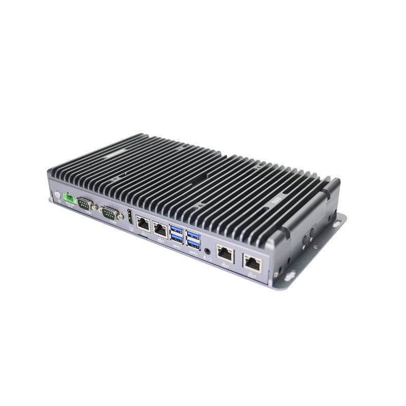 Win11 support 4 LAN 4 COM industrial embedded PC with 9-36V DC 16 GPIO