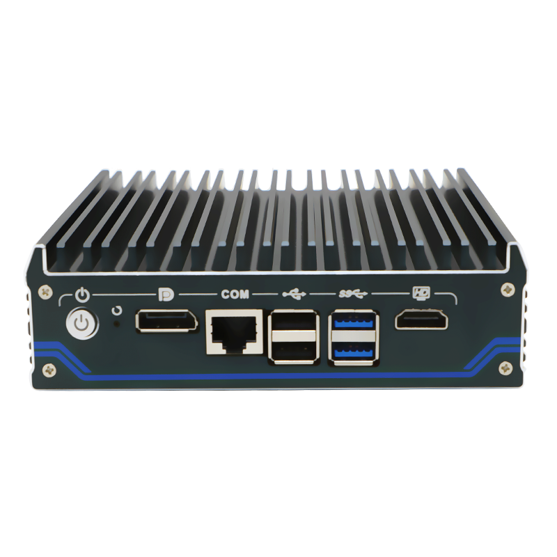 iKuai pfSense system Aluminum alloy industrial mini computer fanless J6412+4*2.5G LAN