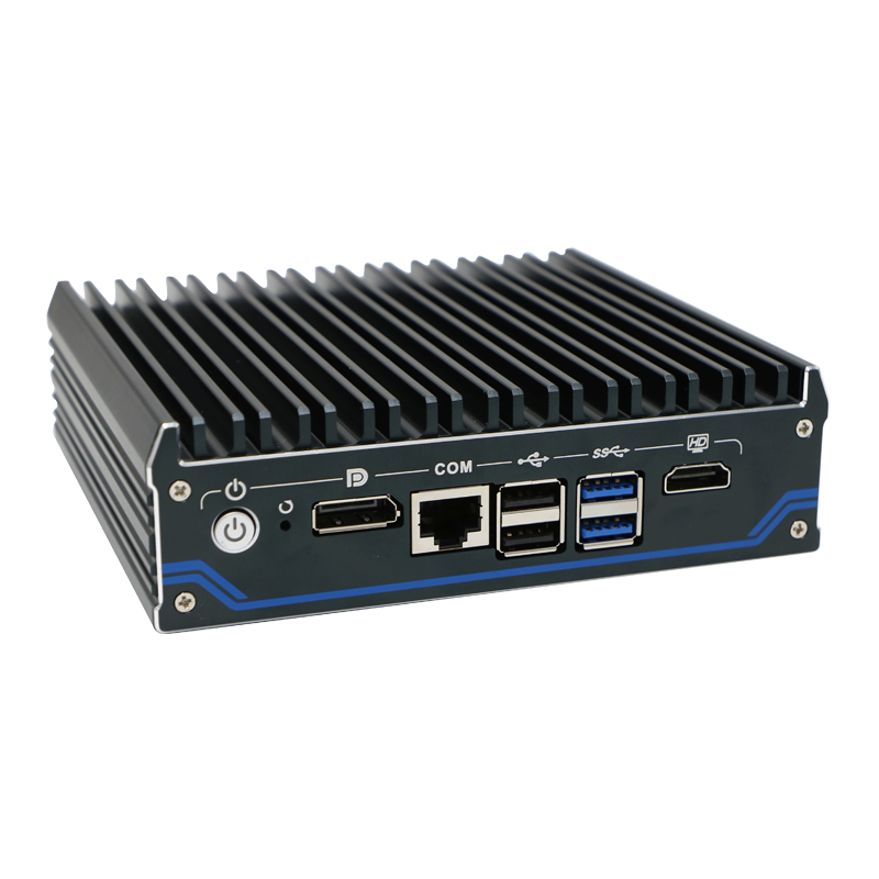 iKuai pfSense system Aluminum alloy industrial mini computer fanless J6412+4*2.5G LAN