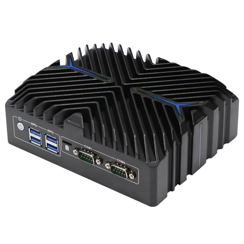 2*HDMI 12th CPU Aluminum alloy i3/i5/i7 mini box PC with 3*USB3.1(Optional 1*10G LAN/8*USB)