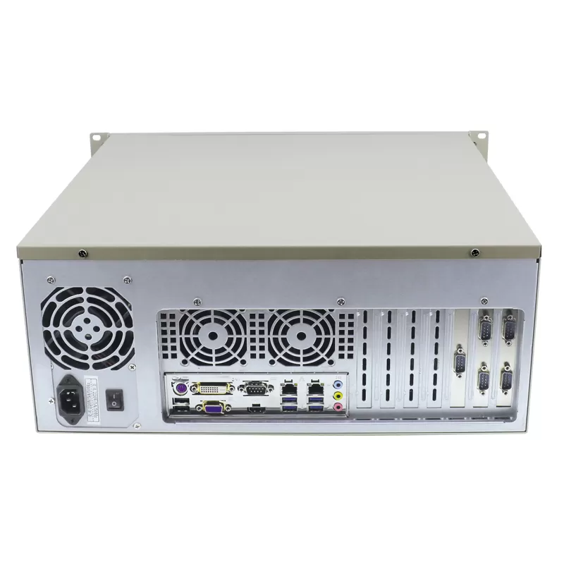 4U Standard WinXP support industrial computer with fan and independent CPU