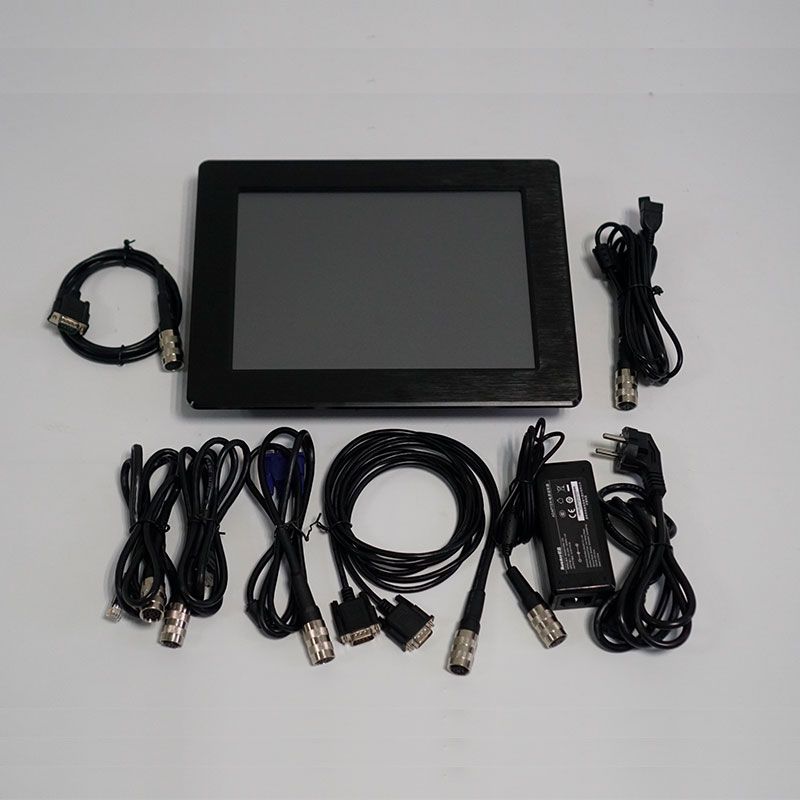 12 inch Full IP65 waterproof 5 wire resistive touch panel PC with 1000cd/㎡ Optional