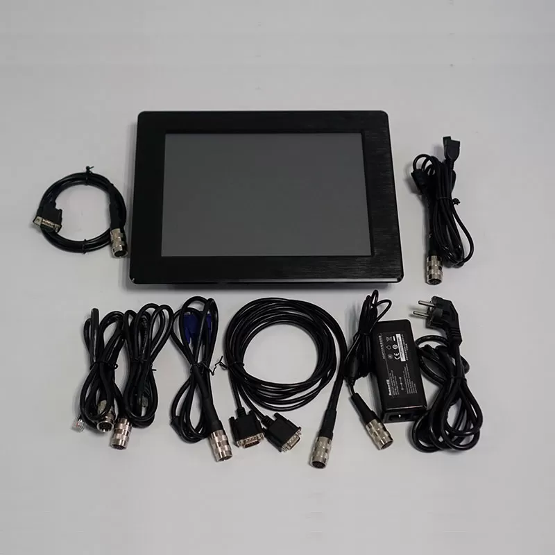 12 inch Full IP65 waterproof 5 wire resistive touch panel PC with 1000cd/㎡ Optional