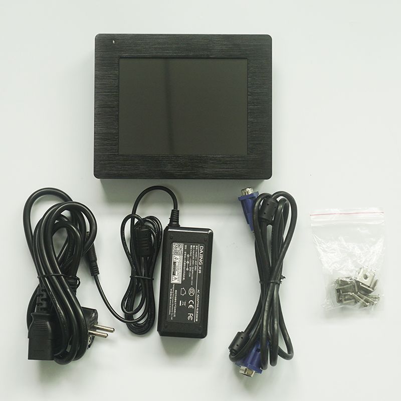 5.7 inch front IP65 1000nit sun direct readable monitor for outdoor kiosk