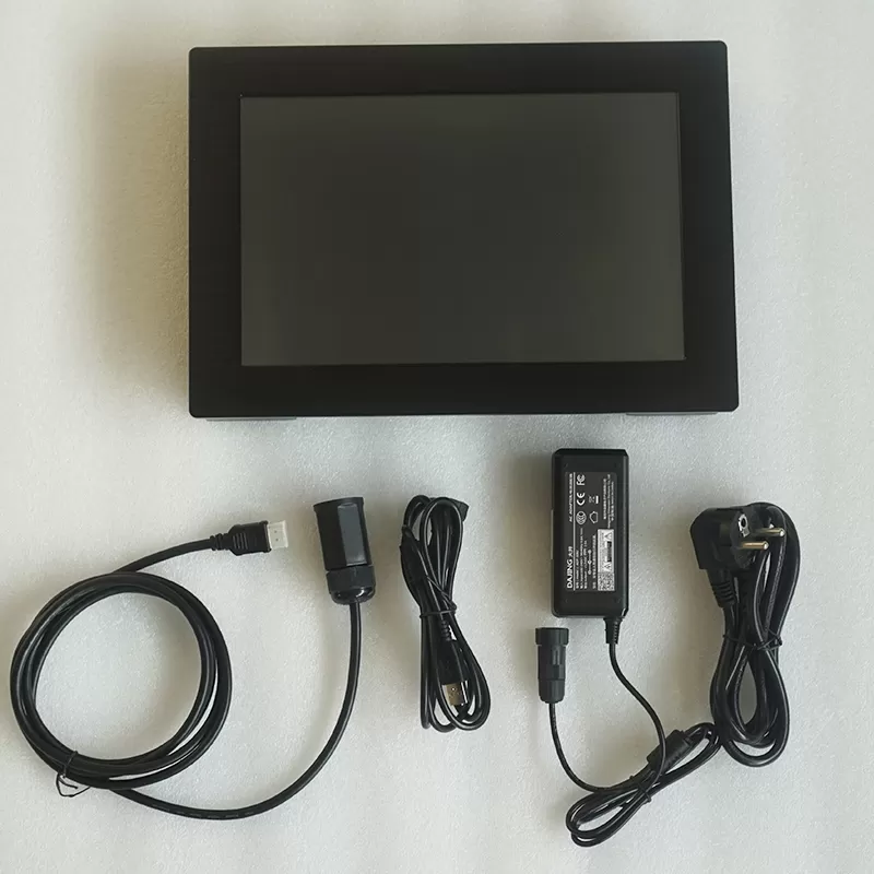 12.1 inch 1280*800 IP67 waterproof monitor with resistive touch and 1000nits