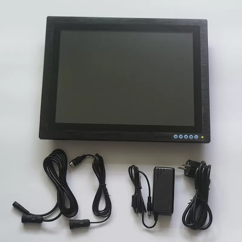 15 inch IP67 BNC monitor with 1500nits sunlight readable for underground turnstile